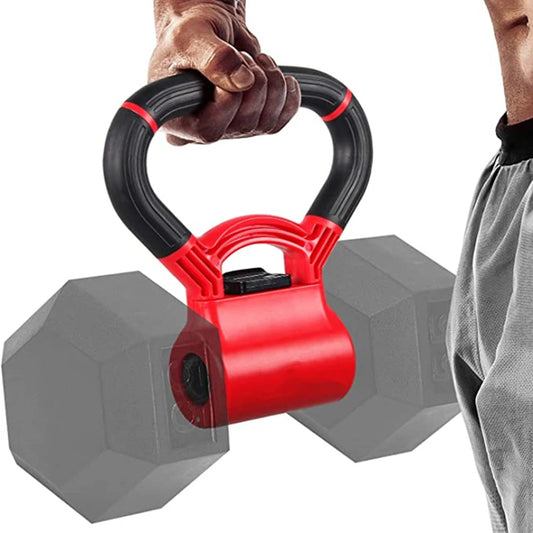 Transform Your Dumbbells into a Kettlebell with Our Kettlebell Handle Adapter!