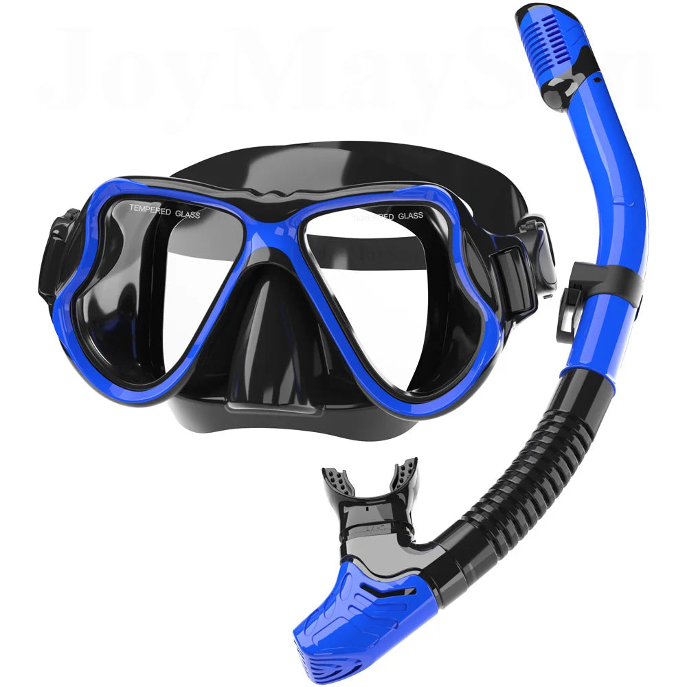 180° Panoramic Snorkel Mask & Dry Snorkel Set – Crystal Clear Views & Effortless Breathing!