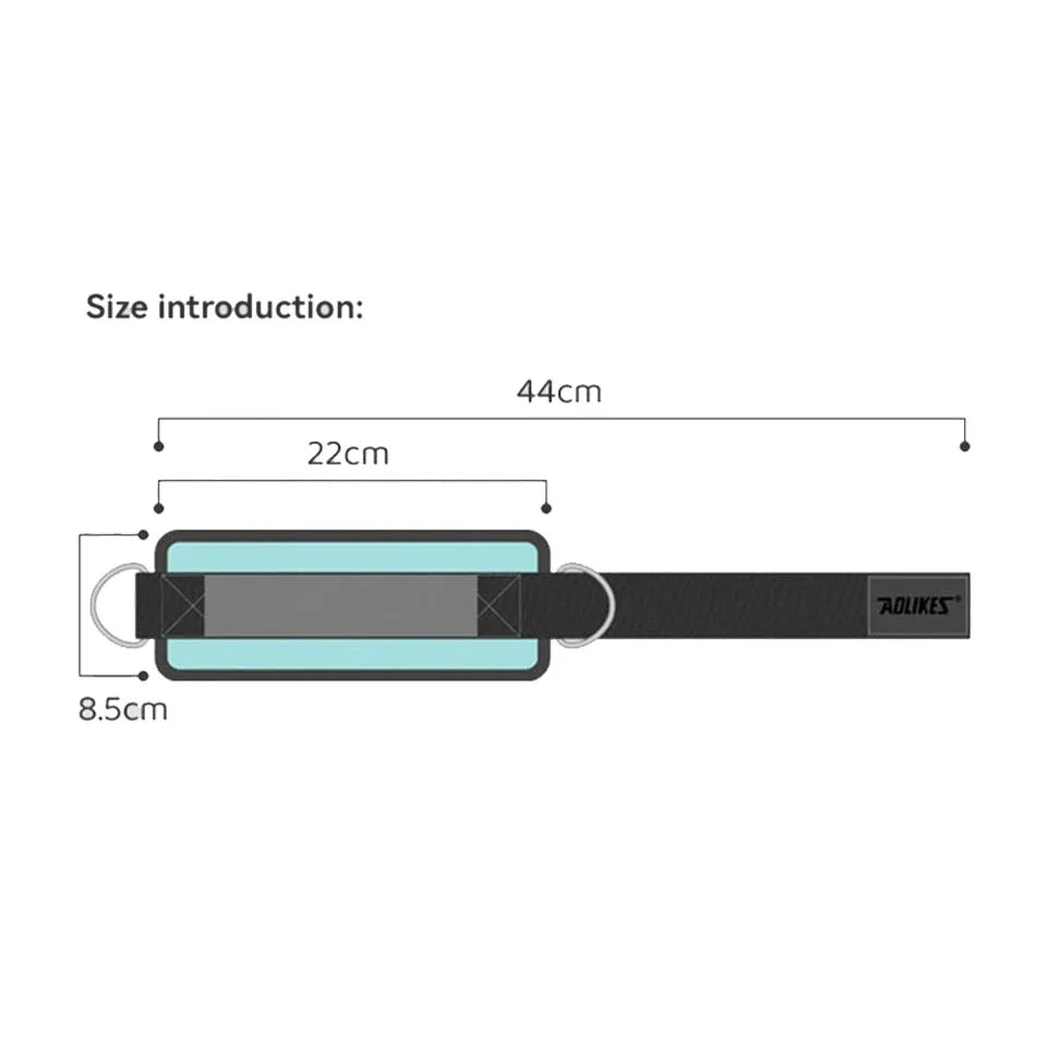 Adjustable Padded Wrist and Ankle Straps / Padded Ankle Straps with D-Rings