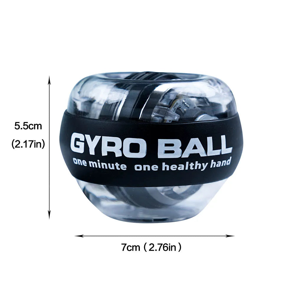 LED Wrist Gyro Ball – Auto-Start / Forearm, Hand and Wrist Strengthener