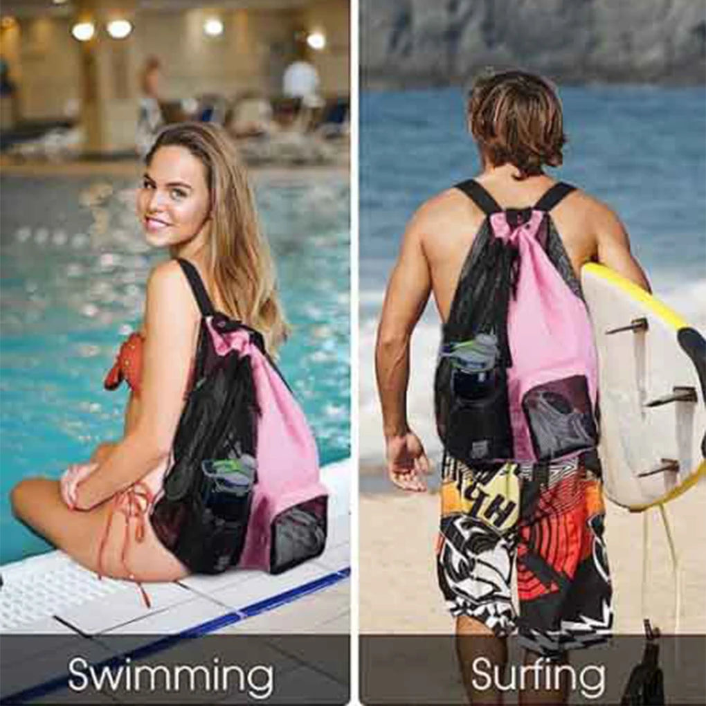 Drawstring Sports Backpack - Easily Store Your Gear!