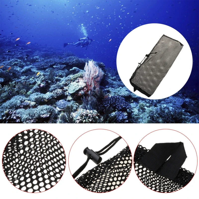 Fast-Drying Dive Mesh Bag / Swim Gear Storage