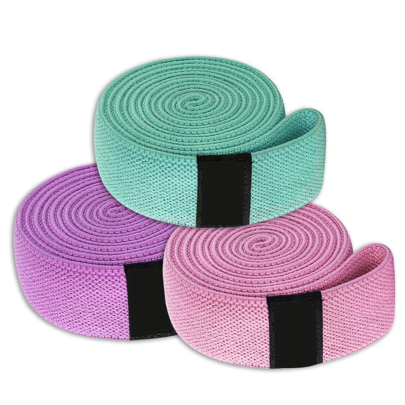 Yoga Stretch Belt Fabric Resistance Band for Flexibility & Strength