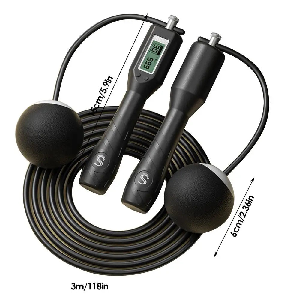 Weighted Jump Rope - Steel Wire Smart Jump Rope for The Ultra Cardio Burn