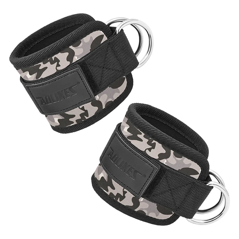 Adjustable Padded Wrist and Ankle Straps / Padded Ankle Straps with D-Rings