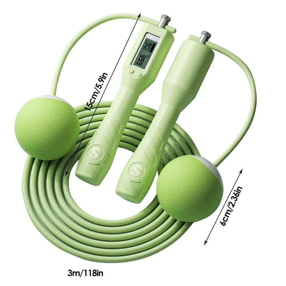 Weighted Jump Rope - Steel Wire Smart Jump Rope for The Ultra Cardio Burn