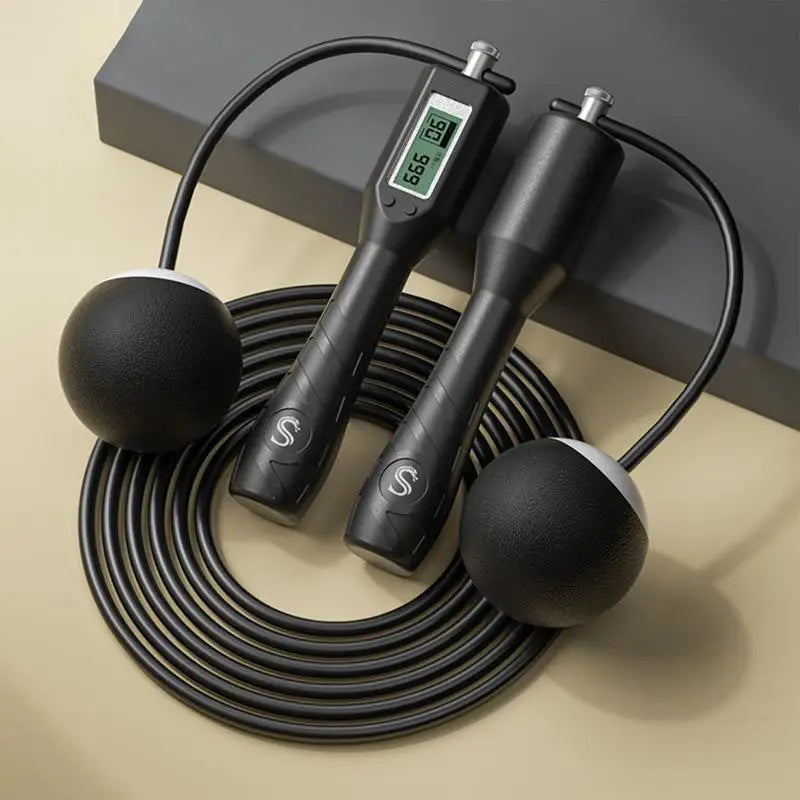 Weighted Jump Rope - Steel Wire Smart Jump Rope for The Ultra Cardio Burn