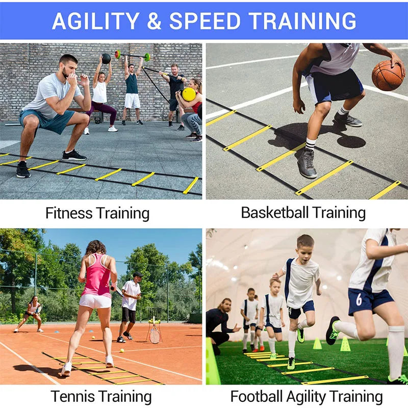 Boost Your Speed and Agility with Our Adjustable Agility Ladder