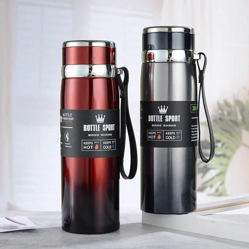 1L Thermal Water Bottle - Keep Hot or Cold / Vacuum Flask Made of Stainless Steel, BPA-Free