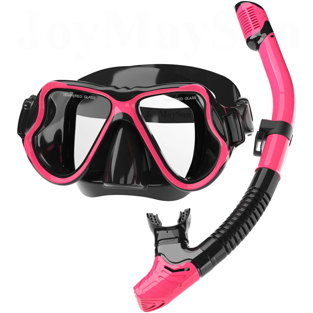 180° Panoramic Snorkel Mask & Dry Snorkel Set – Crystal Clear Views & Effortless Breathing!