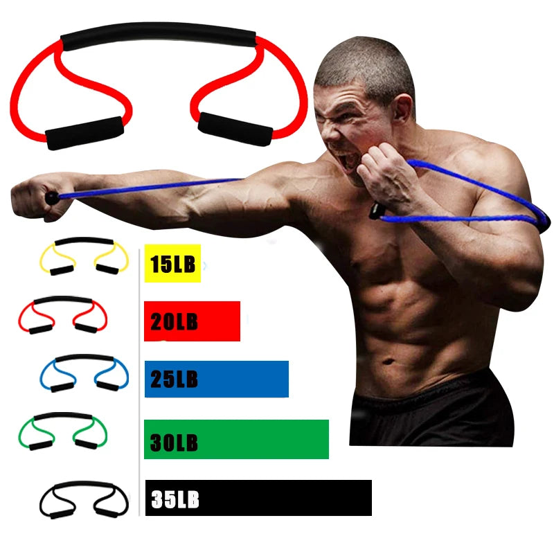 MMA and Boxing Resistance Bands – Speed and Strength-Training Resistance Bands with Handles