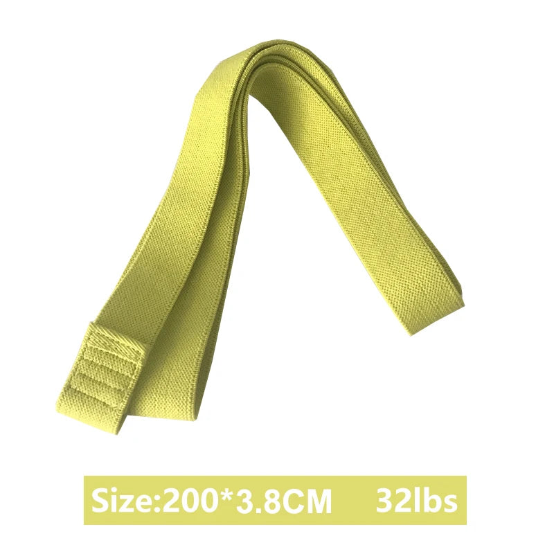 Yoga Stretch Belt Fabric Resistance Band for Flexibility & Strength