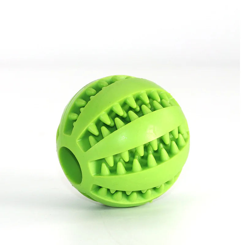 Interactive Dog Food Ball and Teeth Cleaning Puppy Chew Toy