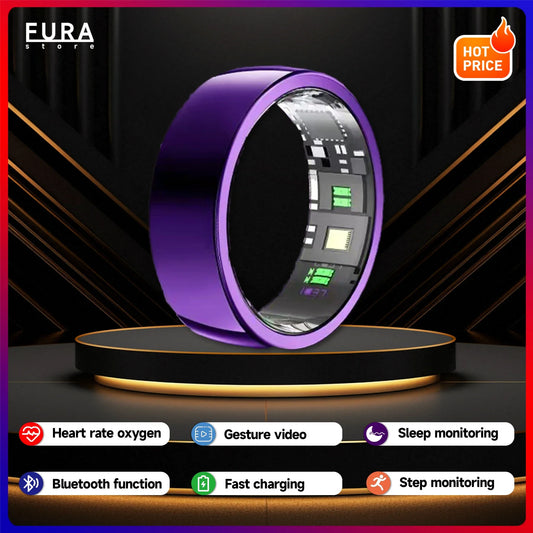 PX01 Fitness Tracker Smart Ring for Heart Rate, Blood Oxygen, & More