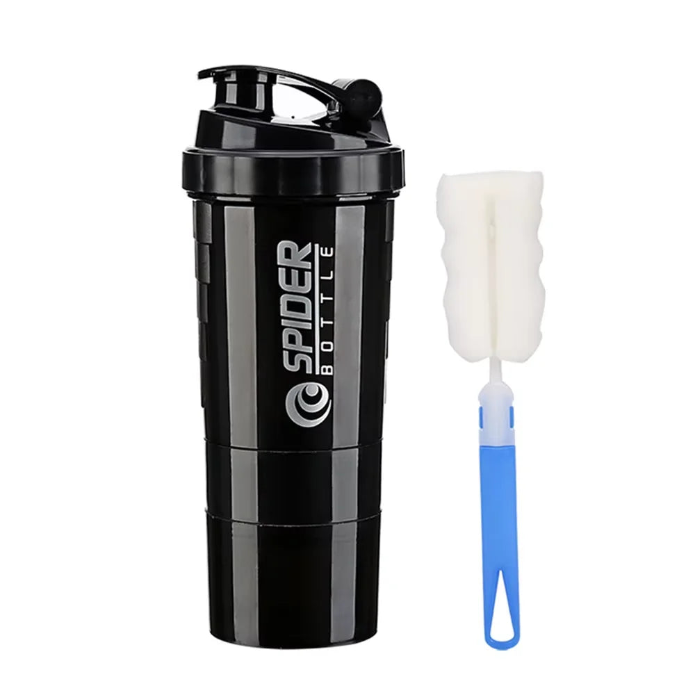 3-Layer Protein Shaker Bottle - Take it On The Road!