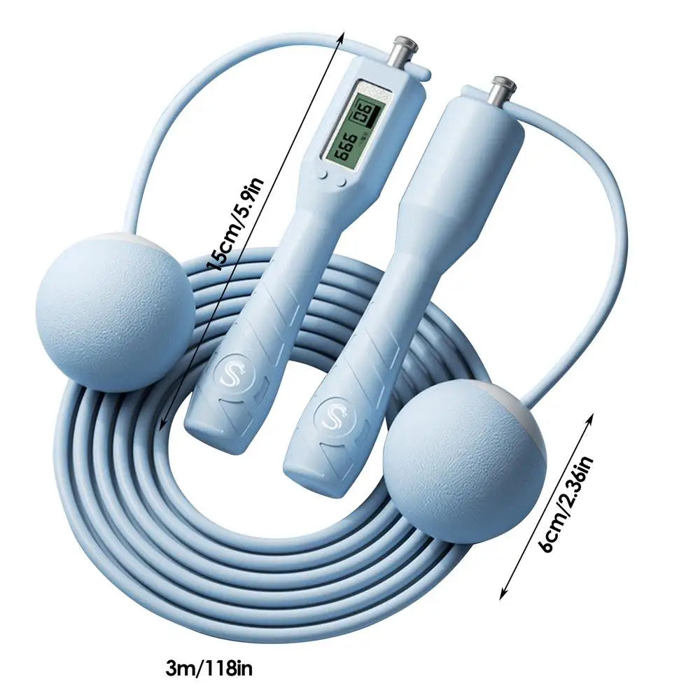 Weighted Jump Rope - Steel Wire Smart Jump Rope for The Ultra Cardio Burn