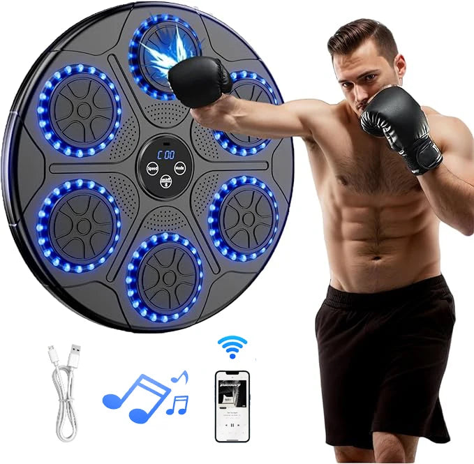 Smart Bluetooth Music Boxing Machine for Home Fitness