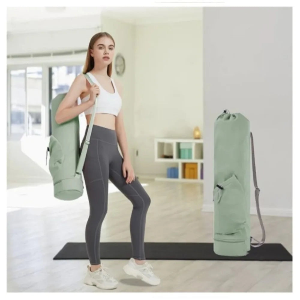 Multifunction Storage Yoga Mat Bag – Large Capacity & Full-Zip Design