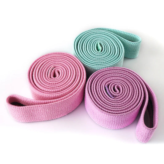 Yoga Stretch Belt Fabric Resistance Band for Flexibility & Strength