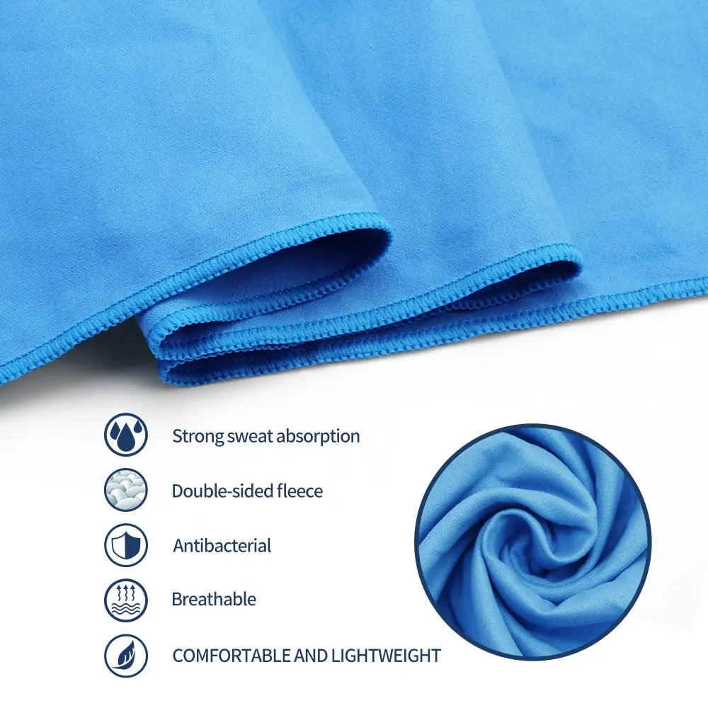 Fast-Drying Sports Towel for Travel, Yoga, Swimming and Other Activities