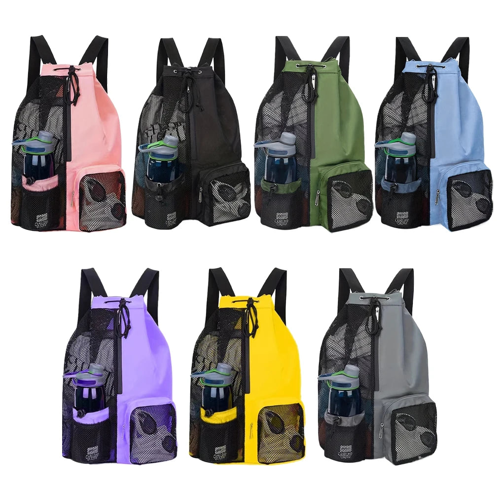 Drawstring Sports Backpack - Easily Store Your Gear!