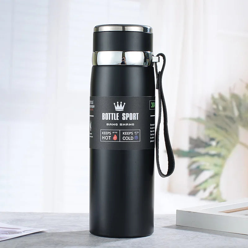 1L Thermal Water Bottle - Keep Hot or Cold / Vacuum Flask Made of Stainless Steel, BPA-Free