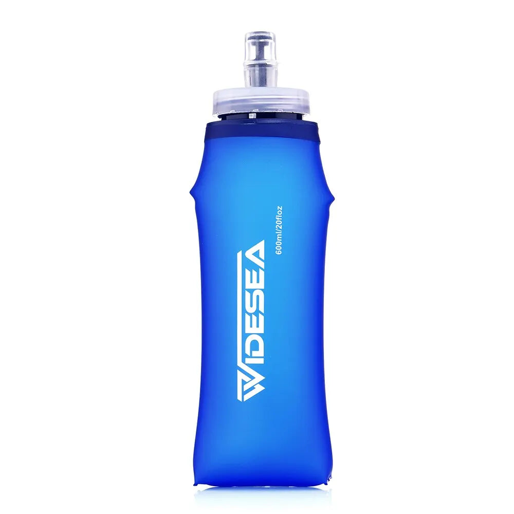 600ml Soft Water Bottle - BPA-Free, Foldable and Lightweight