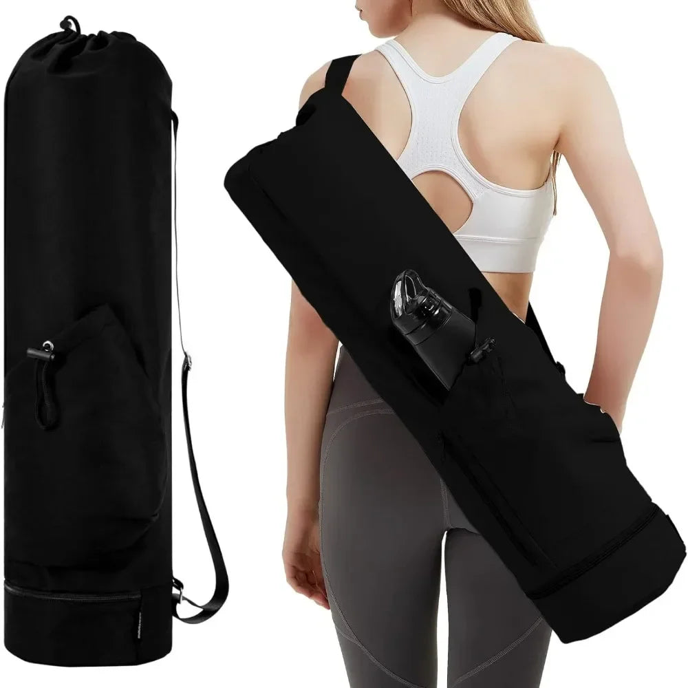 Multifunction Storage Yoga Mat Bag – Large Capacity & Full-Zip Design