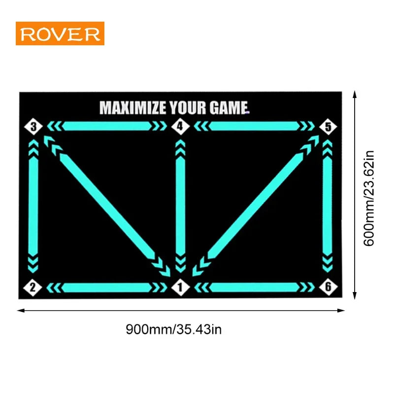 Soccer Dribble Foldable Training Mat – Master Your Footwork with Precision!